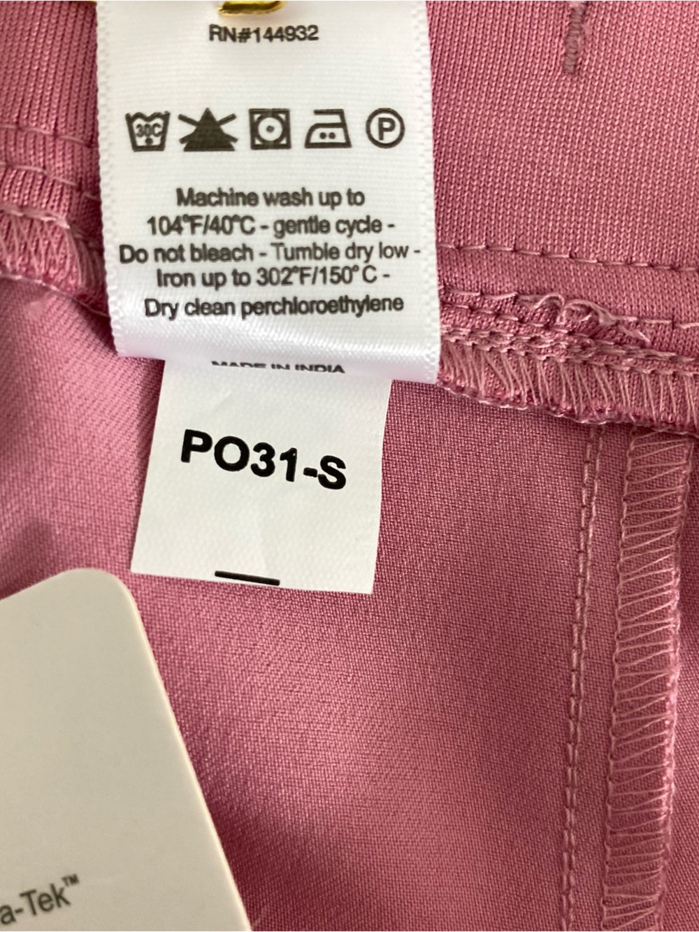Mandala Womens Jogger Scrub Pants Size 3XL Rose Pink Pockets NWT Stretch Wicking - Picture 5 of 13